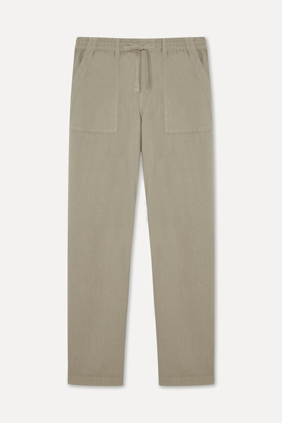 Mudo Erkek Vizon Rengi Straight Fit Chino Pantolon