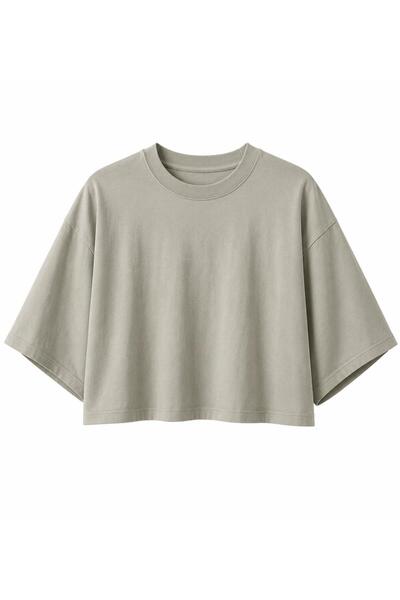 Serpirella Butik Μπλουζάκι με μανίκια νυχτερίδα και λαιμόκοψη ποδηλατικού τύπ...
