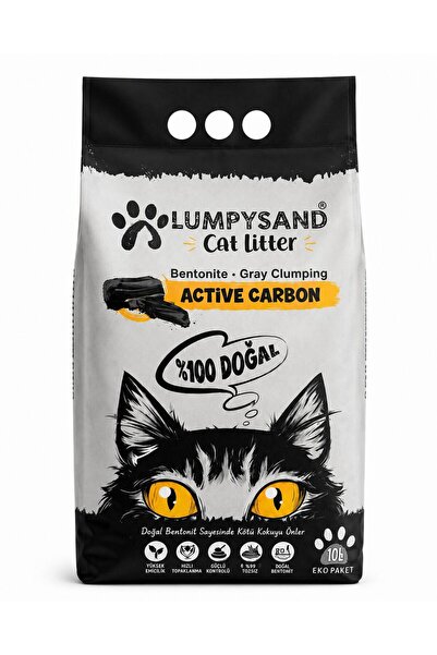 lumpysand Aktif Karbonlu Ince Taneli Kedi Kumu 10 Lt