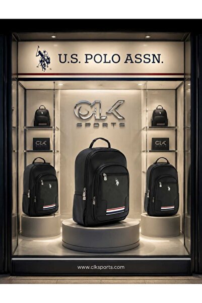 U.S. Polo Assn. U.S. Polo. Assn. Vegan Suni Deri Laptop Bölmeli Sırt Çantası ...