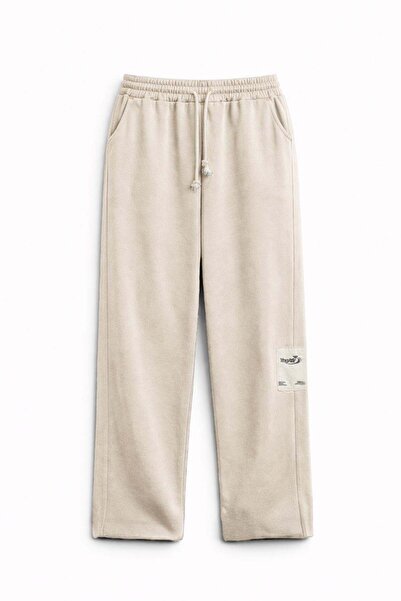VAMOSCLO Baggy Fit Eşofman Alt Taş