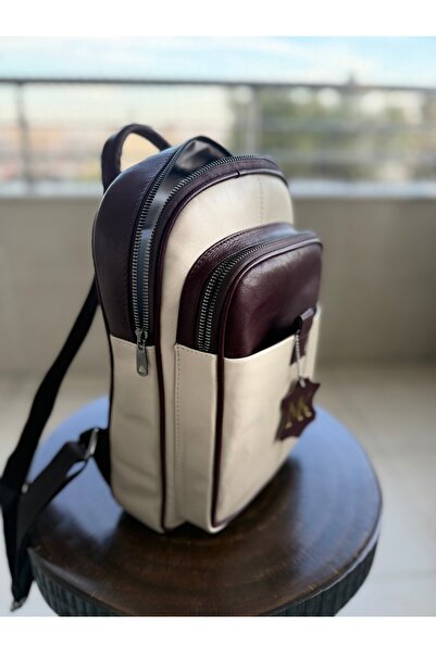 Mocikon Genuine Leather, Unisex, 3 Compartments, Two Colors, Ribbed, Hand and...