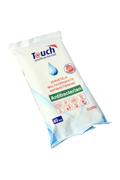 Touch Șervețele umede clasice multi-suprafețe, 40 buc.