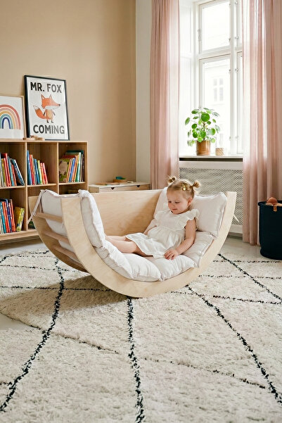 Ombi Baby Montessori Sallanır Berjer, Çocuk Aktivite Masası, Duyu Bütünleme O...