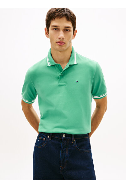 Tommy Jeans Yeşil Erkek Polo T-Shirt DM0DM22700L5Y Yeşil Polo T-Shirt