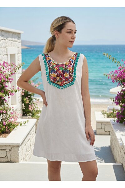 Bohemian Women's Natural Summer Dress