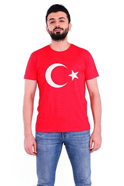 Tshirthane Turska zastava, majica sa polumesecom i zvezdom, muška majica
