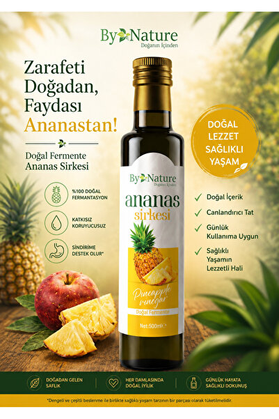 Bynature Ananas Sirkes 500 Ml 1 Adet