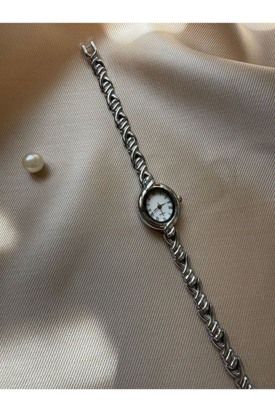 rubsey Öztel Vintage Minimalist Metal Cord Vintage Women's Wristwatch