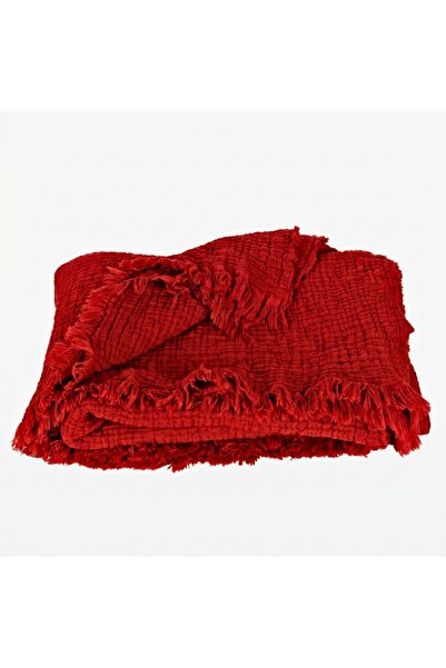 Püskül Tekstil بطانية موسلين فاخرة واسعة 135 × 170 سم - غطاء وشال موسلين ناعم...