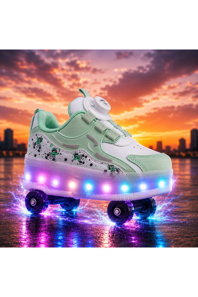 ROCKY PATENLİ IŞIKLI SPOR AYAKKABISI & TEKERLEKLİ SNEAKERS