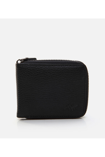 Hotiç Men's Leather Black Wallet