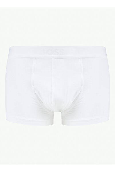 BOSS Beyaz Erkek Desenli Boxer Trunk 3P ONE