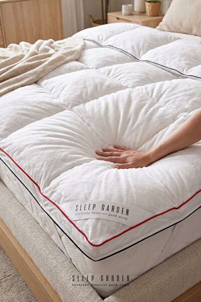Sleep Garden Buffle Uyku Pedi Özel Kasetli Sistem Pamuklu Biyeli Dört Köşe La...