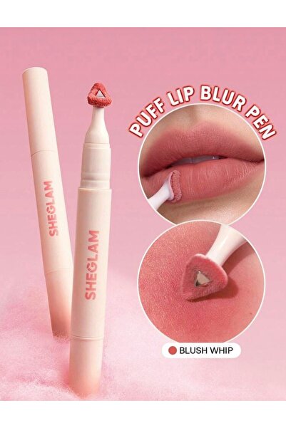 SHEGLAM Marshmallow Puff Lip Blur Pen -BLUSH WHIP (Mat Bitişli Yumuşak Dokulu...