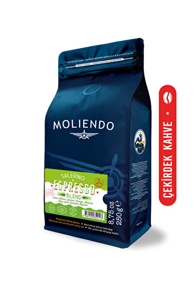 Moliendo Finest Coffee Salerno Espresso Blend Kahve (Çekirdek Kahve) 250 g