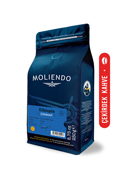 Moliendo Finest Coffee قهوة إثيوبيا جيما المحلية (القهوة الأساسية) 250 جرام