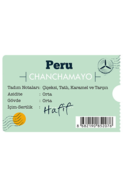Moliendo Finest Coffee Peru Chanchamayo Yöresel Kahve (Çekirdek Kahve) 250 g