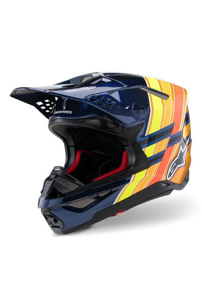 Alpinestars Supertech M10 TLD 25 Limited Off-Road Kaskı MaviOranj