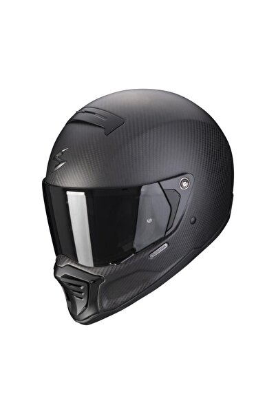 Scorpion EXO HX1 Carbon SE Retro Motosiklet Kaskı Mat Siyah