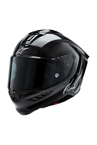 Alpinestars Supertech R10 Carbon Spor Motosiklet Kaskı Siyah