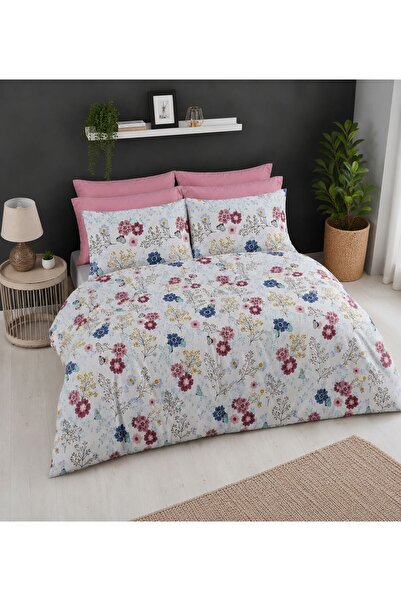 Sheri Home LATEKS Çift Kişilik Nevresim Seti (Yorgan Kılıfı+2 Adet Yastık Kıl...