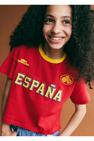 MANGO Kids İspanya futbol tişörtü