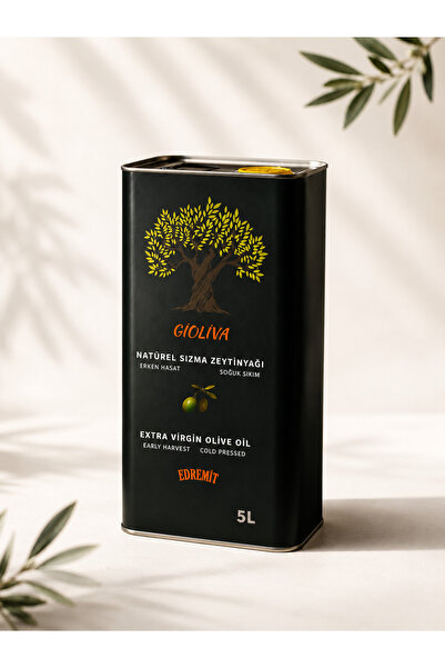 Gioliva Soğuk Sıkım Erken Hasat Natürel Sızma Zeytinyağı 5 L