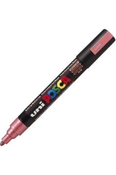 Uni Posca Posca PC-5M Marker, medium tip 1.8-2.5 mm, metallic red