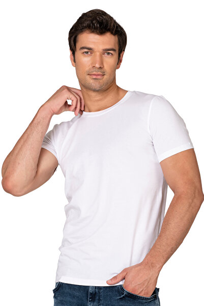 ÖZKAN underwear Özkan 0265 Men's 95% Cotton Flexible Comfortable Closed Crew ...