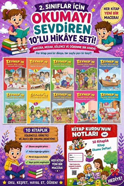 Ata Yayıncılık 2.Sınıflar İçin Okumayı Sevdiren 10 lu Hikaye Seti 16 (Kitap O...