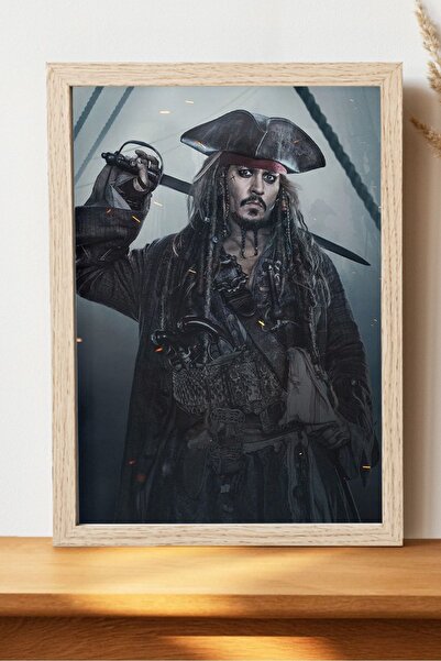 Luna Marissa Karayip Korsanları Jack Sparrow Poster - Çerçevesiz Kalın Kağıt ...