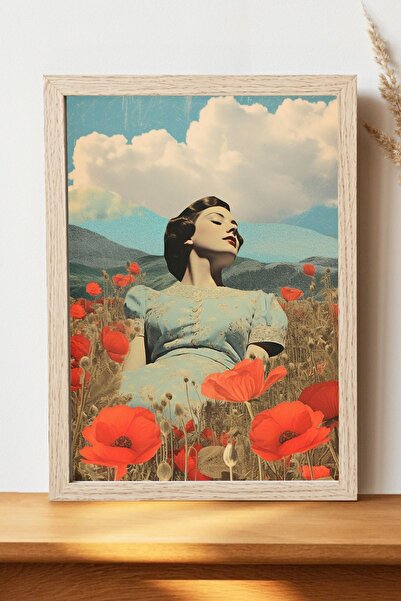 Luna Marissa Vintage γυναικεία αφίσα - Αφίσα τοίχου από γυαλιστερό χαρτί χωρί...