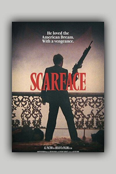 Luna Marissa Scarface Film Poster - Çerçevesiz Duvar Posteri