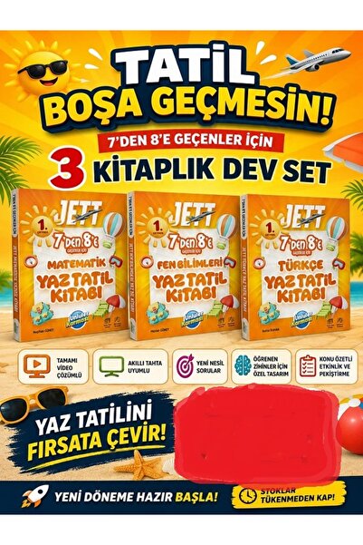 Ünlüler Karması JETT 7'DEN 8' E GEÇENLER İÇİN MATEMATİK-FEN-TÜRKÇE YAZ TATİL ...