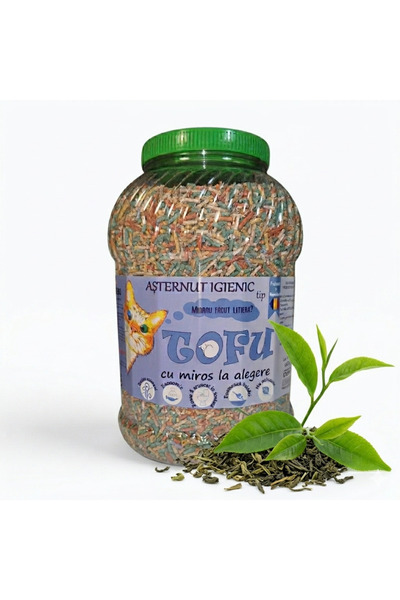 Vitamix Tofu ecoMiau – Biodegradable cat litter, Green Tea, 8 Liters