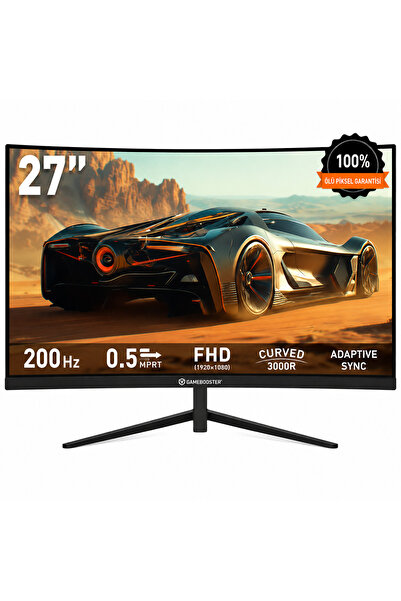 GAMEBOOSTER Lyris FF20 27" 200Hz 0.5ms FHD VA Panel 3000R Curved Gaming Monit...
