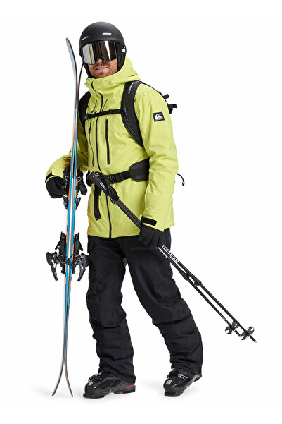Quiksilver Eqytj03502-Sycamore Solid 20K Jk Yellow Men's Waterproof Ski Jacket