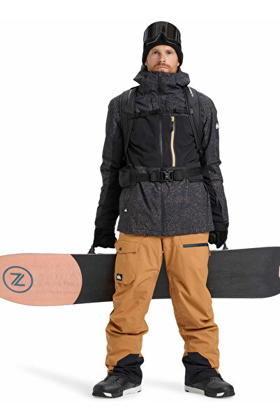 Quiksilver EQYTJ03514-SYCAMORE PRINTED JK Siyah Desenli Erkek Waterproof Kaya...