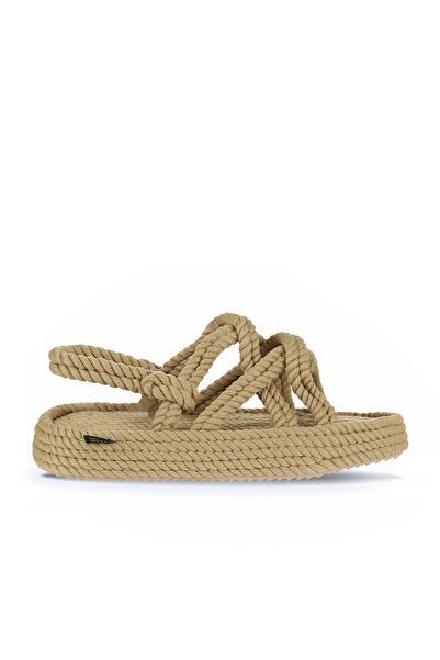 Nomadic Republic Beige Halat Bodrum Rubber Thick Soled Women's Halat 24Bodrum...