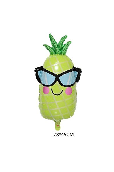 partidolu Tropical Hawaiian Summer Pineapple Ananas Şekilli Süpershape Folyo ...