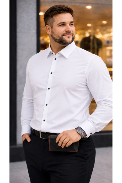 COLVIS MAN Battal Slim Fit Satin Lycra Cotton Σημείωση: (Το προϊόν είναι τύπο...