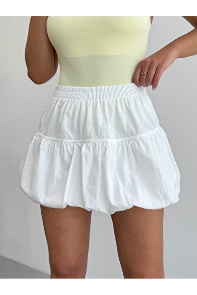 White Balloon Skirt for Women with Best Prices | Trendyol