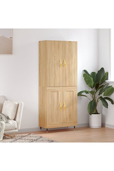 Concept Dulap înalt, stejar sonoma, 69,5x34x180 cm, lemn compozit