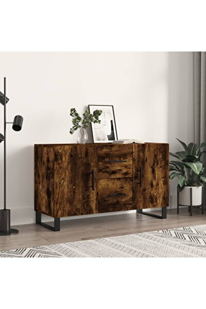 Concept Servantă, stejar fumuriu, 100x36x60 cm, lemn compozit