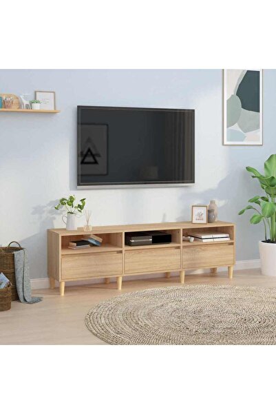 Concept Comodă TV, stejar sonoma, 150x30x44,5 cm, lemn prelucrat