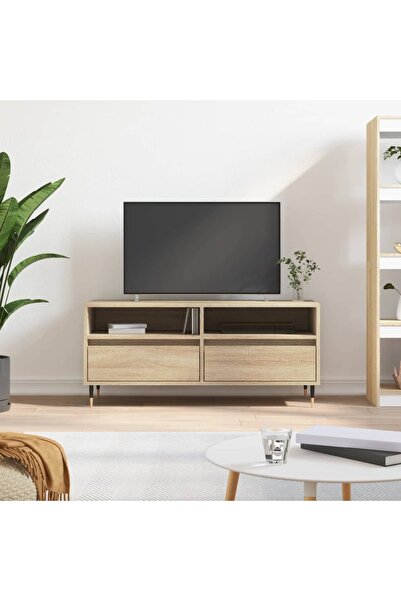 Concept Comodă TV, stejar sonoma, 100x34,5x44,5 cm, lemn prelucrat