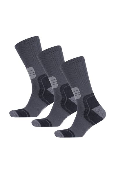 THERMOFORM Čarape za trčanje unisex, paket od 3 komada, antracit