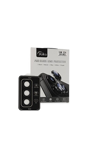 ALVERA COLLECTION Joko Samsung Galaxy S24 Pvd Metal Camera Lens - Black