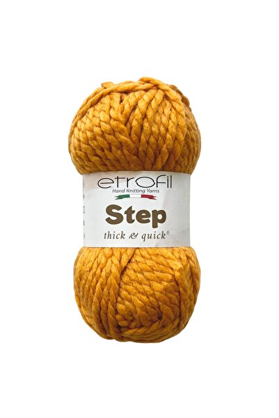 Etrofil Pređa za pletenje Step, narandžasta, 80% akril, 20% vuna, 100g, 60m (...